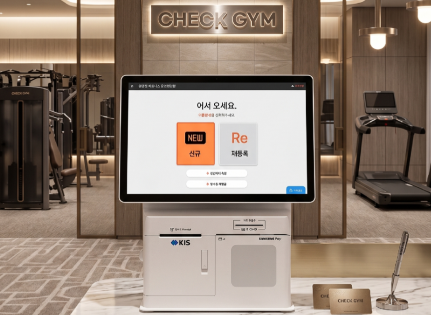 CheckGym 결제 키오스크